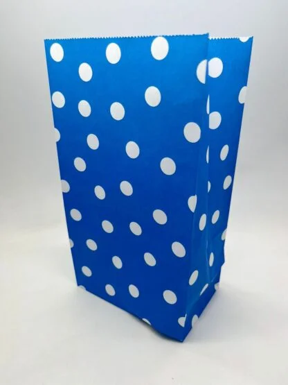 10pcs Polka Dot Paper Bag (Blue)