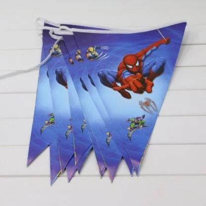 Spiderman Party Flag