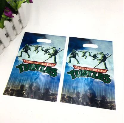 10 Pcs Ninja Turtle Party Loot Bag - Image 2