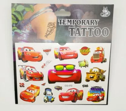 Cars Temporary Tattoo Sticker – Design C