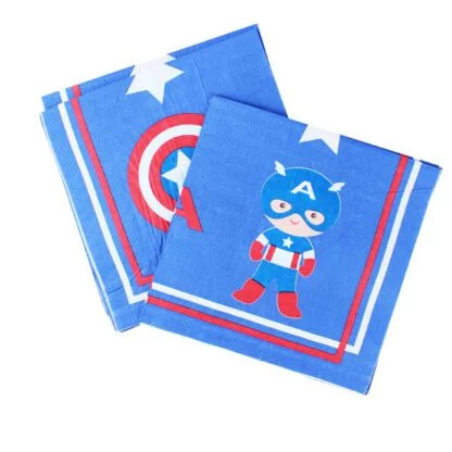 Captain America Napkin (20pcs)