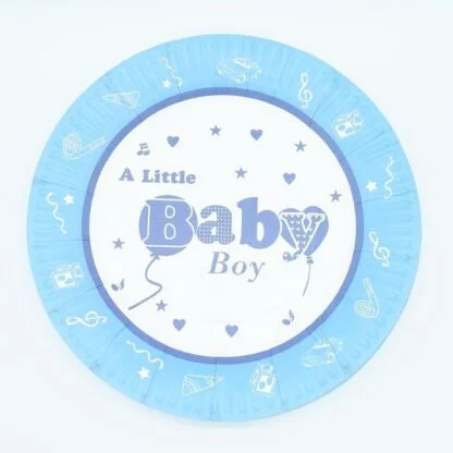 Little Baby Boy Paper Plates (20pcs)