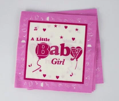 Little Baby Girl Napkins (20pcs)