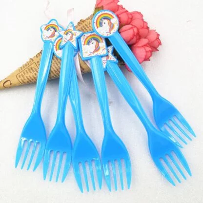 White Unicorn Forks (20pcs)