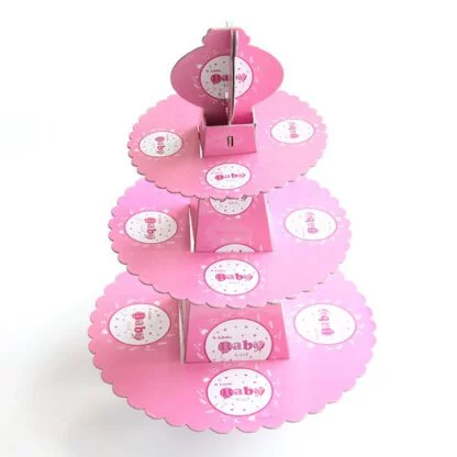 Little Baby Girl Cup Cake Stand