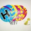 Happy Birthday Banner - Balloon (Design A)