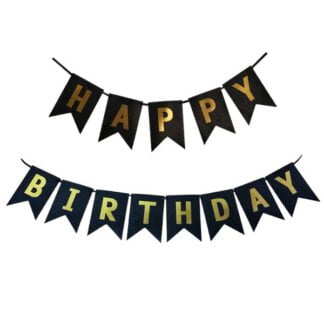 Happy Birthday Party Decoration Banner & Flag with theme 