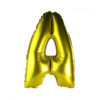 16 inch Gold Alphabet Balloon (A)