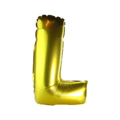 16 inch Gold Alphabet Balloon (L)
