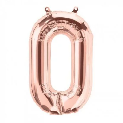 16 inch Rose Gold Alphabet Balloon (O)