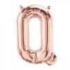 16 inch Rose Gold Alphabet Balloon (Q)