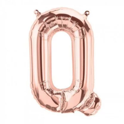 16 inch Rose Gold Alphabet Balloon (Q)