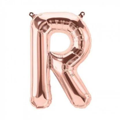 16 inch Rose Gold Alphabet Balloon (R)