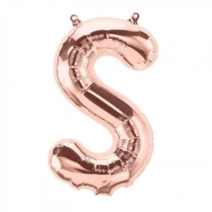 16 inch Rose Gold Alphabet Balloon (S)