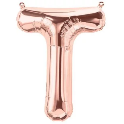 16 inch Rose Gold Alphabet Balloon (T)