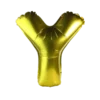 16 inch Gold Alphabet Balloon (Y)