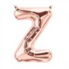 16 inch Rose Gold Alphabet Balloon (Z)