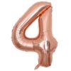 16 inch Rose Gold Number Balloon (4)