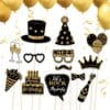 36pcs Birthday Photo Booth Props (A) - Image 4