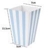 Mini Blue Pop Corn Box (12pcs/pack)