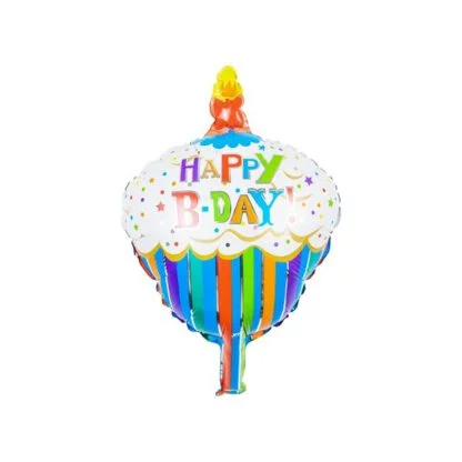 Mini Birthday Cake Shaped Foil Balloon