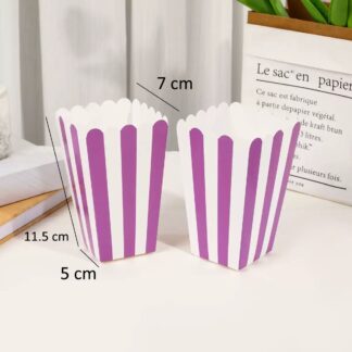 Mini Purple Pop Corn Box (12pcs/pack)