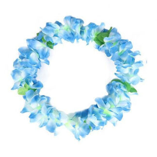 Hawaiian Garland (Flower Necklace) - Blue