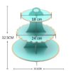 Green Color Cup Cake Stand - Image 2