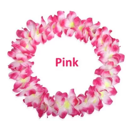 Hawaiian Garland (Flower Necklace) - Pink