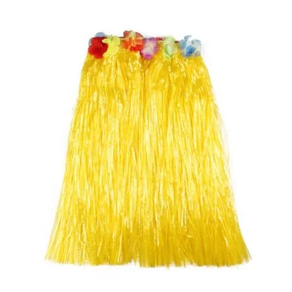 60cm Hawaiian Hula Skirt - Yellow