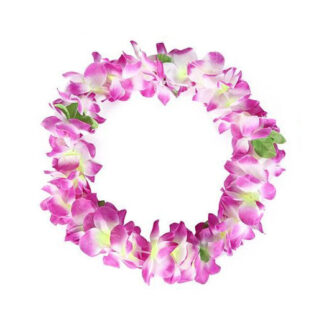 Hawaiian Garland (Flower Necklace) - Purple