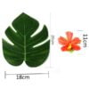 Hawaiian Decorative Leaves & Flowers - Image 2