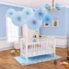 Paper Fan Decoration - Blue - Image 2