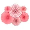 Paper Fan Decoration - Pink