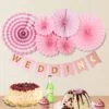 Paper Fan Decoration - Pink - Image 4