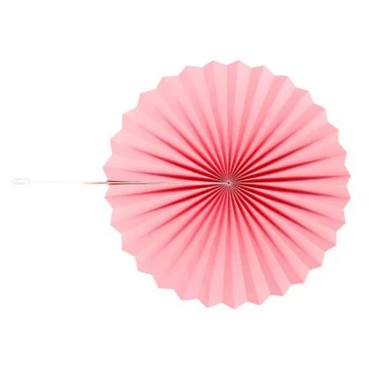 Paper Fan Decoration - Pink - Image 3
