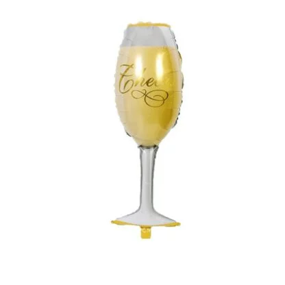 Wine Glass Shaped Foil Balloon