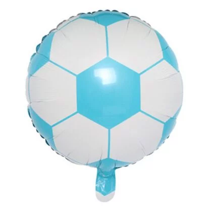 18 inch Football Round Shaped Foil Balloon (Blue)