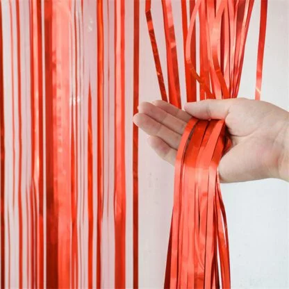 Foil Curtain - Red