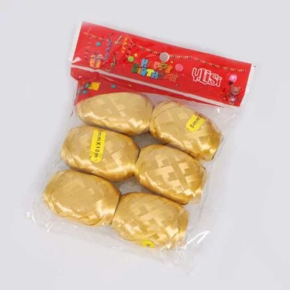 6pcs Ribbon - Gold