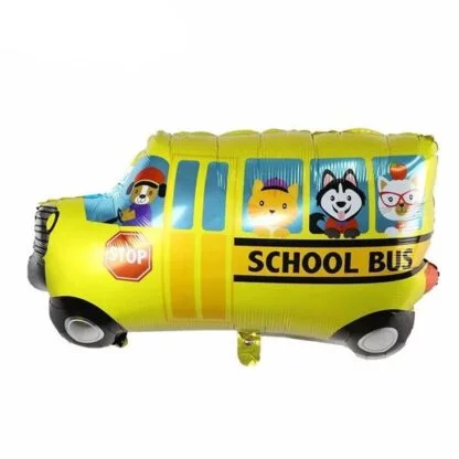 School Bus Shaped Foil Balloon