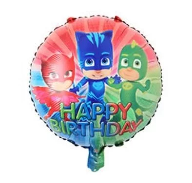 18 inch PJ Masks Round Shaped Foil Balloon
