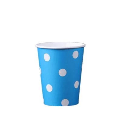 Blue Polka Dot Paper Cups (30pcs)