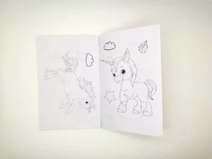 Unicorn Coloring Book (Pack of 4) - Image 3