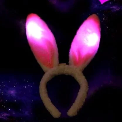 LED Bunny Ears Hair Band (Furry)