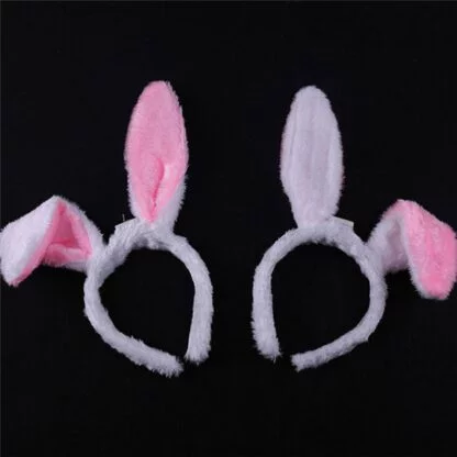 LED Bunny Ears Hair Band (Furry) - Image 6