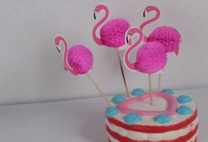 Flamingo Cupcake Topper (Pack of 10)