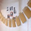 12 months Photo Frame Banner (Brown)