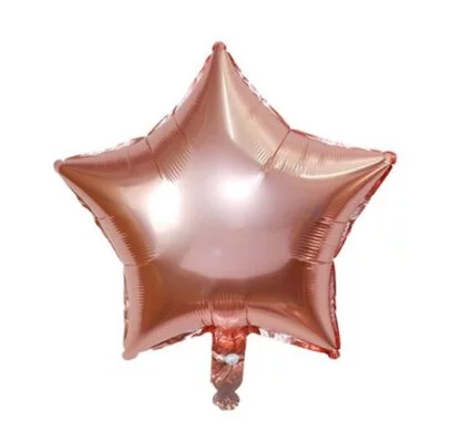 18 inch Star Shaped Foil Balloon (Rose Gold)
