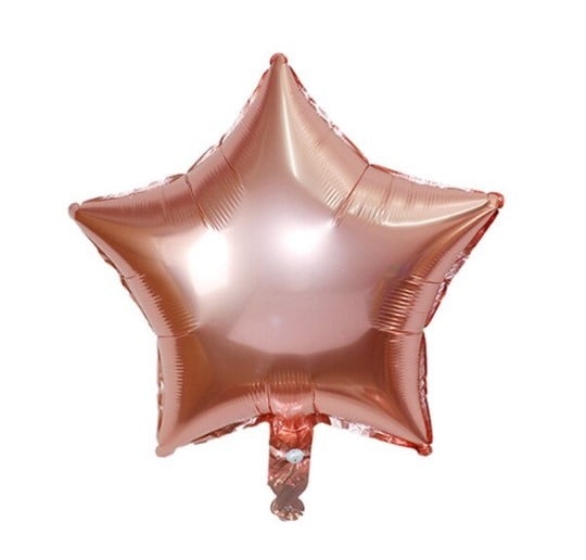 18 Inch Star Shaped Foil Balloon Rose Gold Party My Malaysia Online Party Pack Shop